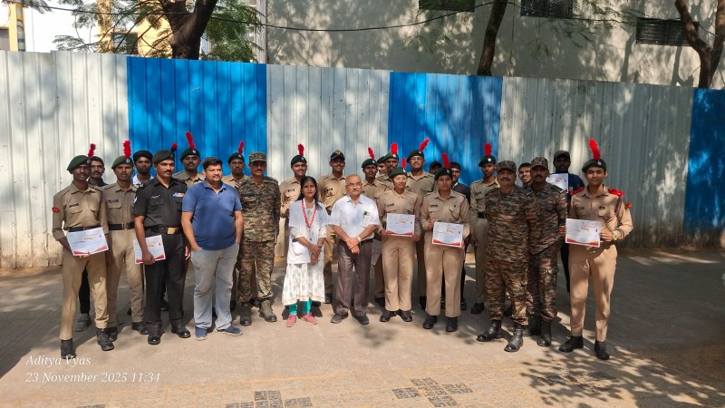 Blood Donation by NCC Cadets